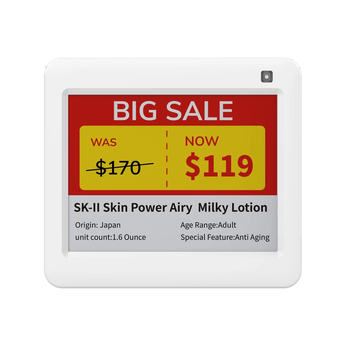 Lumitag STag42Q electronic shelf label