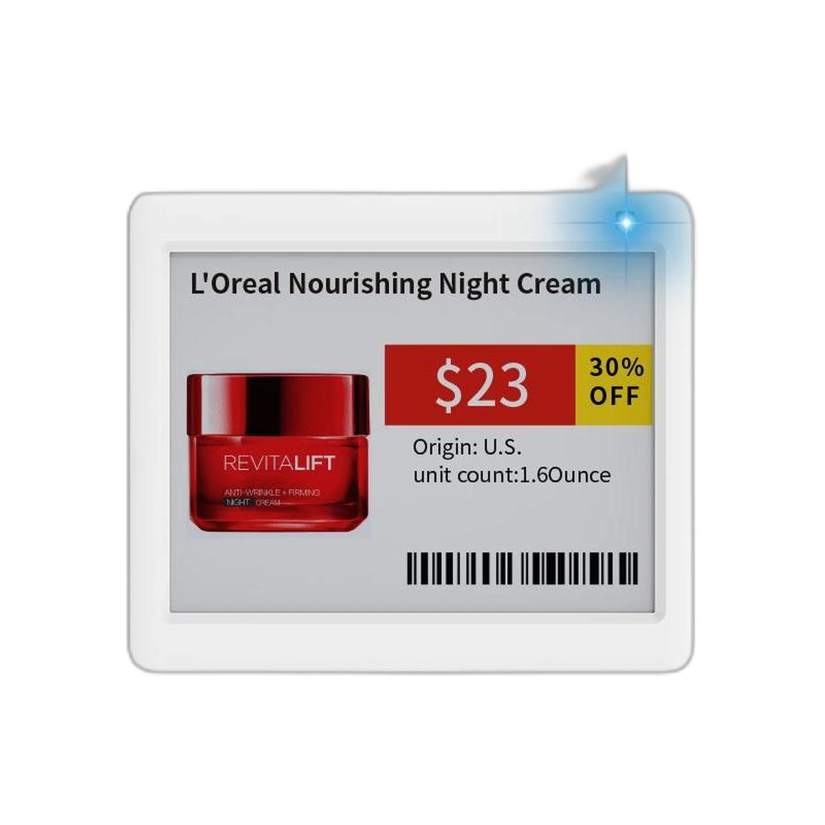 Lumitag STag58Q electronic shelf label